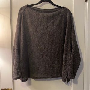 Dark Gray Loose Fitting top